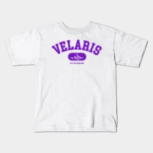 ACOTAR Velaris College Sweatshirt Logo Bright Purple Kids T-Shirt